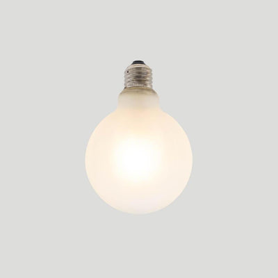 G95 6W LED Filament Light Bulb E27 2700K Porcelain Frosted | Superior Quality LED Light Globes | Vintage LED