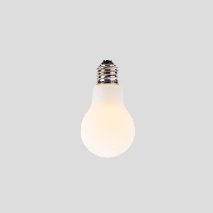 A60 GLS 6W Porcelain Frosted LED Filament Light Bulb E27 2700k | Superior Quality LED Light Globes | Vintage LED