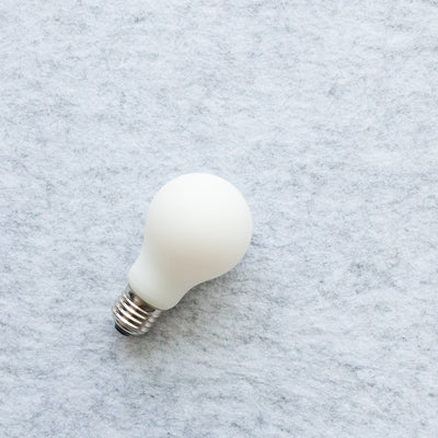 A60 GLS 6W Porcelain Frosted LED Filament Light Bulb E27 2700k | Superior Quality LED Light Globes | Vintage LED