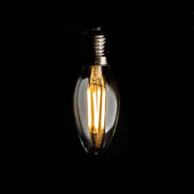 Candle 3W LED Filament Light Bulb E14 2200k Clear Glass | Superior Quality LED Light Globes | Vintage LED
