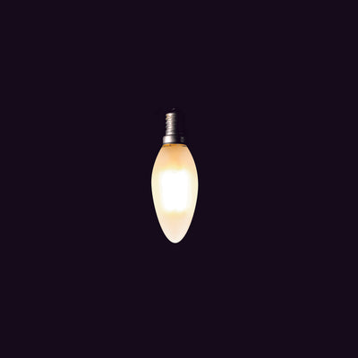 Candle 3W LED Filament Light Bulb E14 2700K Frosted Glass | Superior Quality LED Light Globes | Vintage LED