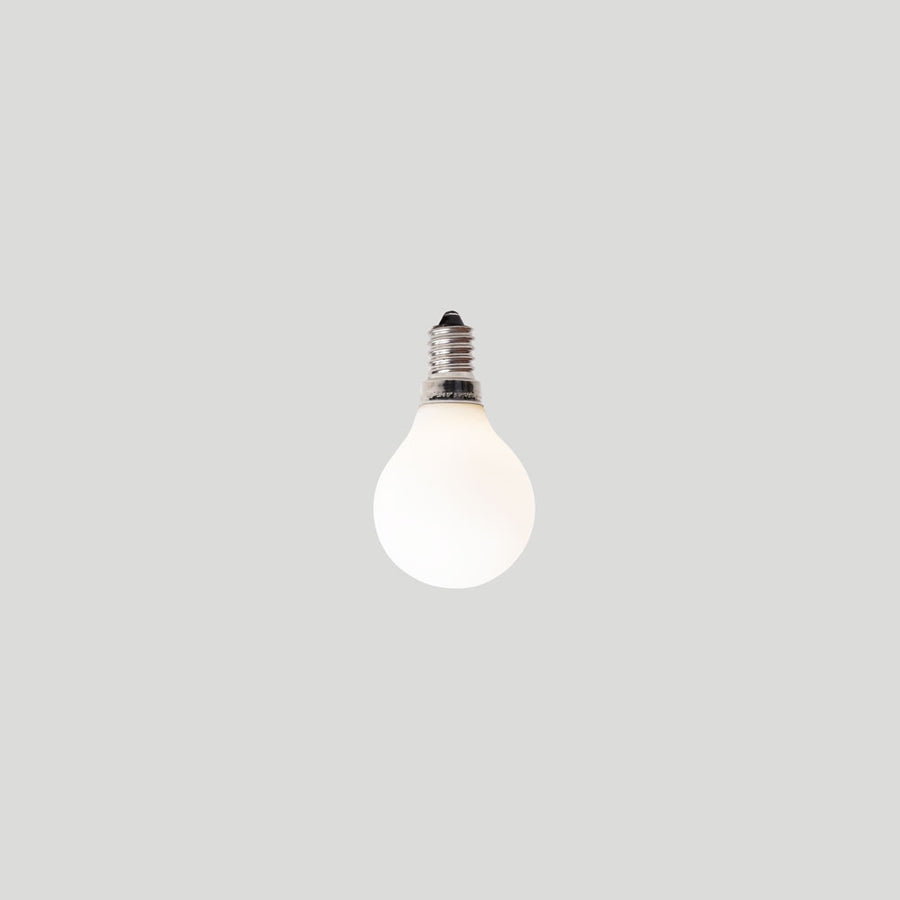 G45 4W Fancy Round LED Filament Light Bulb E14 3000K Porcelain Frosted | Superior Quality LED Light Globes | Vintage LED