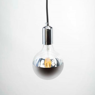 G125 6W LED Filament Light Bulb E27 2200K Clear Glass with Silver Cap | Superior Quality LED Light Globes | Vintage LED