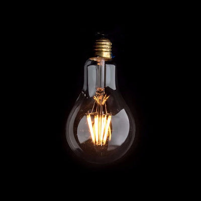 A80 6W LED Filament Light Bulb E27 2200k Clear Glass | Superior Quality LED Light Globes | Vintage LED